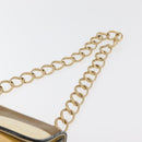 CHANEL Chain Shoulder Bag Patent leather Yellow Gold CC Auth bs22911-5