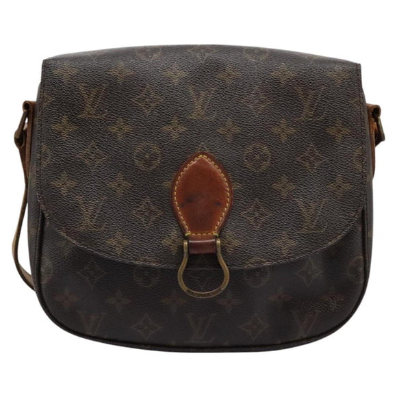 LOUIS VUITTON Monogram Saint Cloud GM Shoulder Bag M51242 LV Auth bs22925