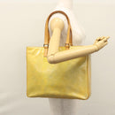 LOUIS VUITTON Monogram Vernis Columbus Tote Bag Gris M91028 LV Auth bs22929-27