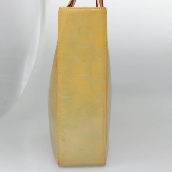 LOUIS VUITTON Monogram Vernis Columbus Tote Bag Gris M91028 LV Auth bs22929