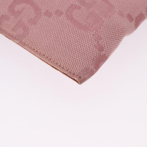 GUCCI GG Canvas Waist bag Pink Silver 037 1312 Auth bs22943