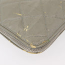 CHANEL Tote Bag Patent leather Gray CC Auth bs22950-15