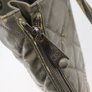 CHANEL Tote Bag Patent leather Gray CC Auth bs22950-10