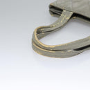 CHANEL Tote Bag Patent leather Gray CC Auth bs22950-7