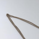 BALLY Chain Shoulder Bag Leather Brown Gold Auth bs22953-14