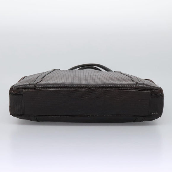 FENDI Hand Bag Leather Brown Auth bs22958