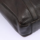 FENDI Hand Bag Leather Brown Auth bs22958-17