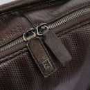 FENDI Hand Bag Leather Brown Auth bs22958-9