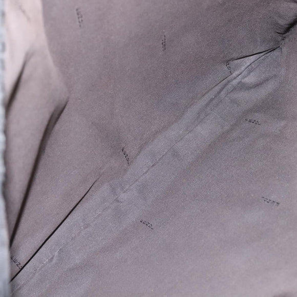 FENDI Hand Bag Leather Brown Auth bs22958