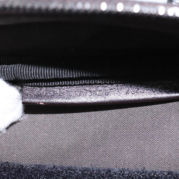 FENDI Hand Bag Leather Brown Auth bs22958