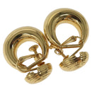 SAINT LAURENT Earring Earring Metal Gold Auth bs22968-1
