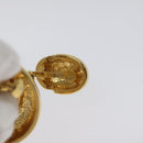 SAINT LAURENT Earring Earring Metal Gold Auth bs22968-15