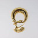 SAINT LAURENT Earring Earring Metal Gold Auth bs22968-9