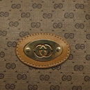 GUCCI Micro GG Supreme Hand Bag PVC Leather Beige Gold 000 39 0030 Auth bs22970-17