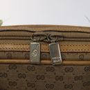 GUCCI Micro GG Supreme Hand Bag PVC Leather Beige Gold 000 39 0030 Auth bs22970-10