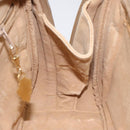 GUCCI Micro GG Supreme Hand Bag PVC Leather Beige Gold 000 39 0030 Auth bs22970-19
