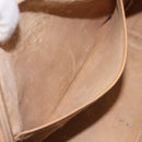 GUCCI Micro GG Supreme Hand Bag PVC Leather Beige Gold 000 39 0030 Auth bs22970-22