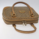 GUCCI Micro GG Supreme Hand Bag PVC Leather Beige Gold 000 39 0030 Auth bs22970-6