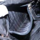 PRADA Backpack Nylon Black Gold Auth bs22978-28