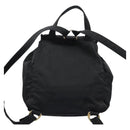 PRADA Backpack Nylon Black Gold Auth bs22978-2