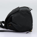 PRADA Backpack Nylon Black Gold Auth bs22978-3