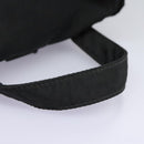 PRADA Backpack Nylon Black Gold Auth bs22978-7