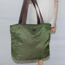 PRADA Tote Bag Nylon Khaki Auth bs22979-22