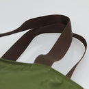 PRADA Tote Bag Nylon Khaki Auth bs22979-14