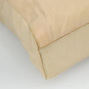 PRADA Hand Bag Nylon Plastic Beige Clear Auth bs22980-17