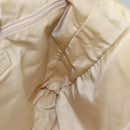 PRADA Hand Bag Nylon Plastic Beige Clear Auth bs22980-20