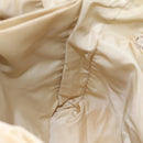 PRADA Hand Bag Nylon Plastic Beige Clear Auth bs22980-21