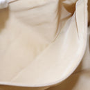 PRADA Hand Bag Nylon Plastic Beige Clear Auth bs22980-22