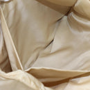 PRADA Hand Bag Nylon Plastic Beige Clear Auth bs22980-23