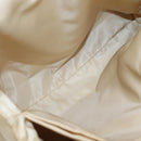 PRADA Hand Bag Nylon Plastic Beige Clear Auth bs22980-24