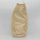 PRADA Hand Bag Nylon Plastic Beige Clear Auth bs22980-4