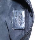 PRADA Pouch Nylon Black Silver Auth bs22990-9
