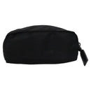 PRADA Pouch Nylon Black Silver Auth bs22990-2