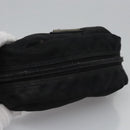 PRADA Pouch Nylon Black Silver Auth bs22990-5