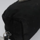 PRADA Pouch Nylon Black Silver Auth bs22990-7