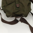 PRADA Backpack Nylon Khaki Silver Auth bs22991-6