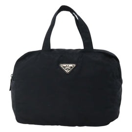 PRADA Hand Bag Nylon Navy Silver Auth bs22993 - 0