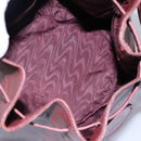 CARTIER Must Line Shoulder Bag Leather Bordeaux Gold Auth bs22994-17