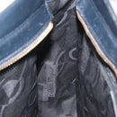 Salvatore Ferragamo Shoulder Bag Leather Navy Gold Auth bs22995-18