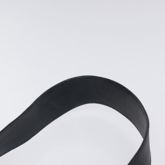 Salvatore Ferragamo Shoulder Bag Leather Navy Gold Auth bs22995