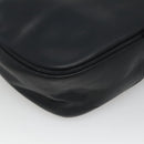 Salvatore Ferragamo Vala Shoulder Bag Leather Navy Gold Auth bs22996-16