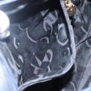 Salvatore Ferragamo Vala Shoulder Bag Leather Navy Gold Auth bs22996-19