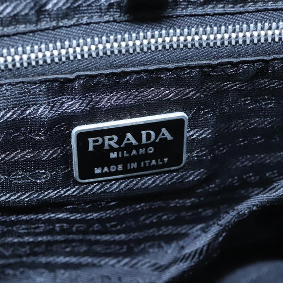 PRADA Hand Bag Nylon Black Auth bs22998