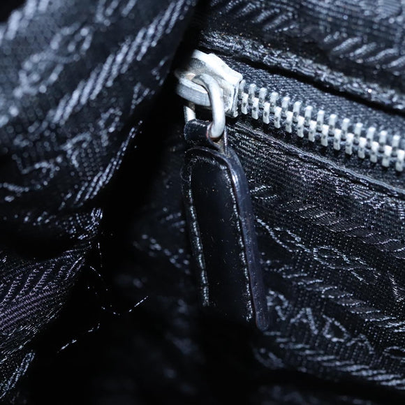 PRADA Hand Bag Nylon Black Auth bs22998