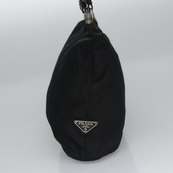 PRADA Hand Bag Nylon Black Auth bs22998