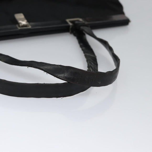 PRADA Hand Bag Nylon Black Auth bs22998